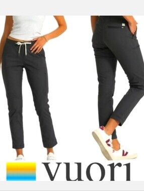 Vuori Women's Charcoal Ripstop Pants NWT Performance Outdoors PRICE FIRM Casual